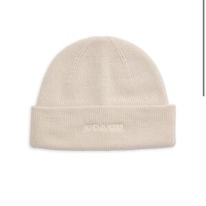 NWT COACH Logo Embroidery Beanie